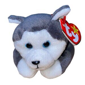Ty Beanie Babies Nanook Husky Dog Plush Stuffed Animal Hang 4th Gen Tush 4th Gen
